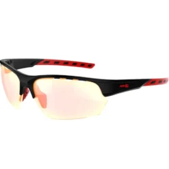 Occhiali da sole AZR Izoard Noire Mate Irise Rouge Photochromique