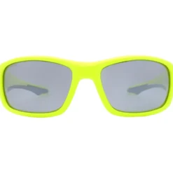 Occhiali da sole AZR Nouméa Jaune Fluo Gris Miroir Polarized