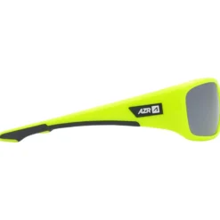 Occhiali da sole AZR Nouméa Jaune Fluo Gris Miroir Polarized