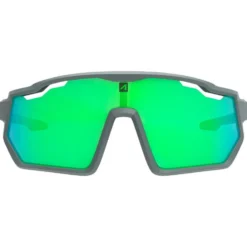 Occhiali da sole AZR Pro Race Jr Rx Carbone Mate Vert Multicouche