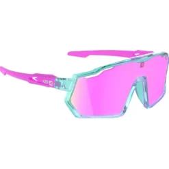 Occhiali da sole AZR Pro Race Jr Rx Turquoise Crystale Rose Vernie Multicouche Rose