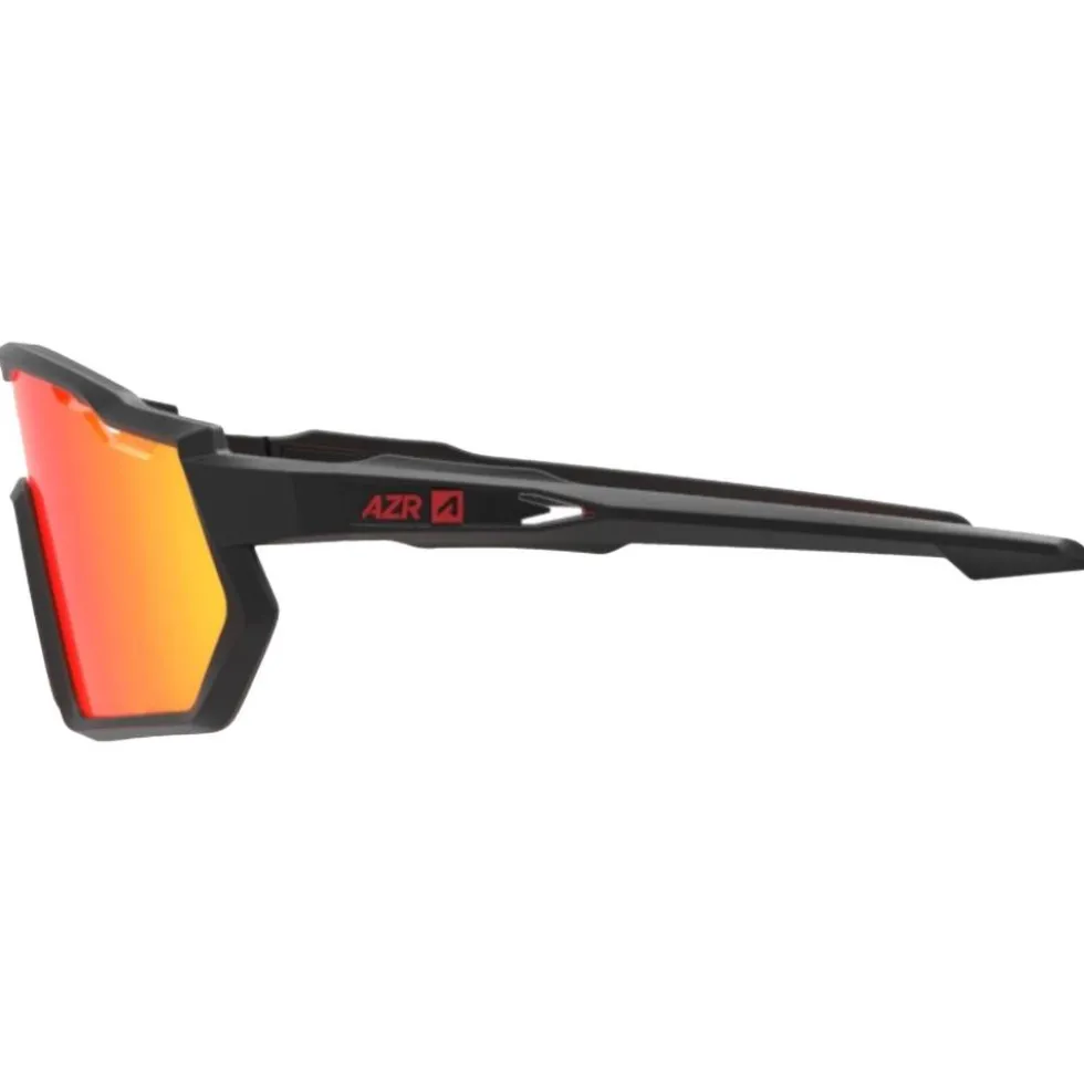 Occhiali da sole AZR Pro Race Jr Rx Noire Mate Multicouche Rouge