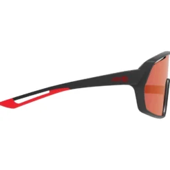 Occhiali da sole AZR Pro Race Mini Junior Noire Mat Rouge Multicouche Rouge