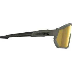 Occhiali da sole AZR Pro Race Rx Kaki Mate Ecran Jaune Multicouche Cat 3