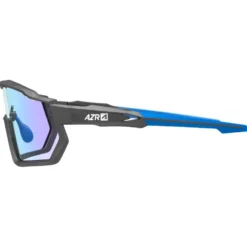 Occhiali da sole AZR Pro Race Rx Noire Mate Photochromique Irisé Bleue