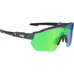 Occhiali da sole AZR Race Rx Carbone Mate Noire Multicouche Vert