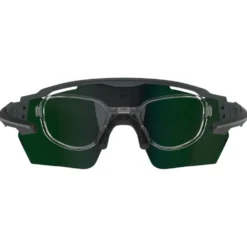 Occhiali da sole AZR Race Rx Carbone Mate Noire Multicouche Vert