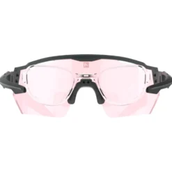 Occhiali da sole AZR Race Rx Carbone Mat Noire Photochromique Irisé Rouge
