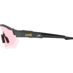 Occhiali da sole AZR Race Rx Carbone Mat Noire Photochromique Irisé Rouge