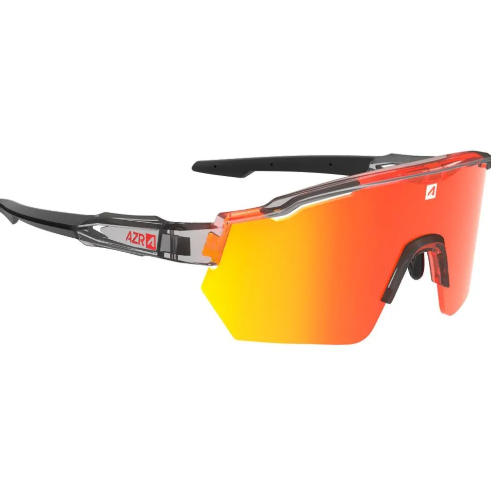 Occhiali da sole AZR Race Rx Crystale Grise Noire Irisé Rouge