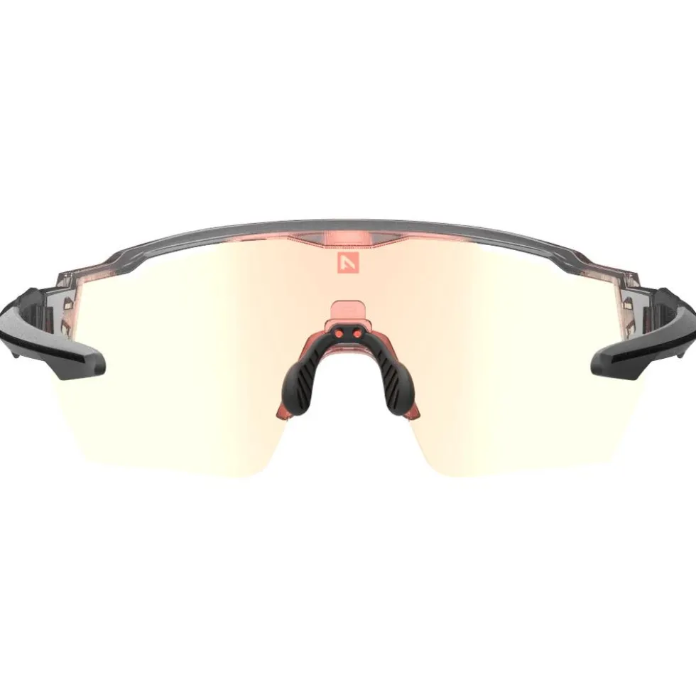 Occhiali da sole AZR Race Rx Crystale Grise Noire Irisé Rouge