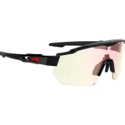 Occhiali da sole AZR Race Rx Noire Vernie Irise Rouge Photochromique