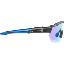 Occhiali da sole AZR Race Rx Noire Mate Photochromique Irisé Bleue