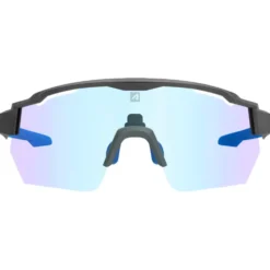 Occhiali da sole AZR Race Rx Noire Mate Photochromique Irisé Bleue