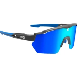 Occhiali da sole AZR Race Rx Noire Mate Photochromique Irisé Bleue