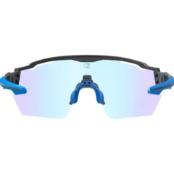 Occhiali da sole AZR Race Rx Noire Mate Photochromique Irisé Bleue