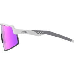 Occhiali da sole AZR Speed Rx Blanche Vernie Grise Photochromique Irisé Rose