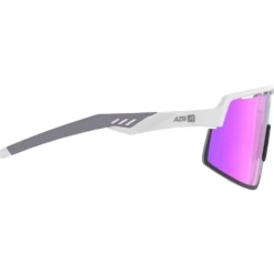 Occhiali da sole AZR Speed Rx Blanche Vernie Grise Photochromique Irisé Rose