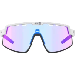 Occhiali da sole AZR Speed Rx Blanche Vernie Grise Photochromique Irisé Rose