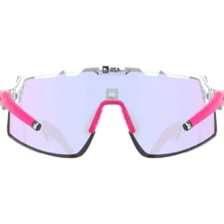 Occhiali da sole AZR Speed Rx Blanche Vernie Grise Photochromique Irisé Rose