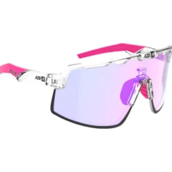 Occhiali da sole AZR Speed Rx Blanche Vernie Grise Photochromique Irisé Rose
