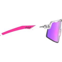 Occhiali da sole AZR Speed Rx Blanche Vernie Grise Photochromique Irisé Rose