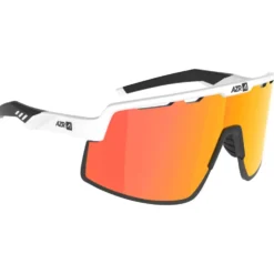 Occhiali da sole AZR Speed Rx Blanche Mate Noir Photochromique Irisé Rouge