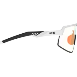 Occhiali da sole AZR Speed Rx Blanche Mate Noir Photochromique Irisé Rouge