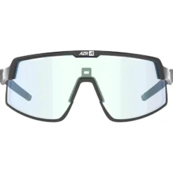 Occhiali da sole AZR Speed Rx Noire Vernie Photochromique Irisé Bleu