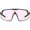 Occhiali da sole AZR Speed Rx Noire Mate Photochromique Irisé Rouge