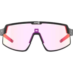 Occhiali da sole AZR Speed Rx Noire Mate Photochromique Irisé Rouge