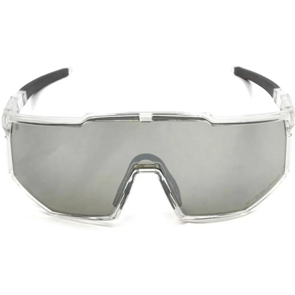 Occhiali da sole Binocle Eyewear Horizon Shiny Translucide Silver Mirror Polarized
