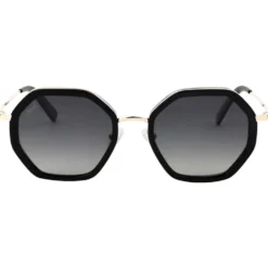 Occhiali da sole Binocle Eyewear Angela Shiny Gold Black Gradient Grey Polarized