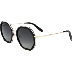 Occhiali da sole Binocle Eyewear Angela Shiny Gold Black Gradient Grey Polarized