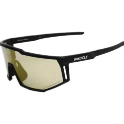 Occhiali da sole Binocle Eyewear Horizon Shiny Black Gold Mirror Polarized