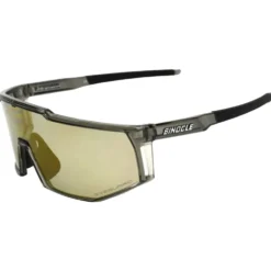 Occhiali da sole Binocle Eyewear Horizon Shiny Grey Gold Mirror Polarized