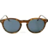 Occhiali da sole Binocle Eyewear California Shiny Wood Tortoise Grey Polarized