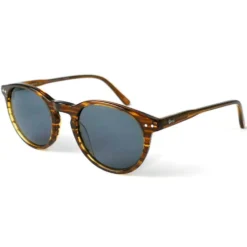 Occhiali da sole Binocle Eyewear California Shiny Wood Tortoise Grey Polarized