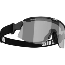 Occhiali da sole Bliz Breeze Matt Black Brown Silver Mirror Polarized + Orange