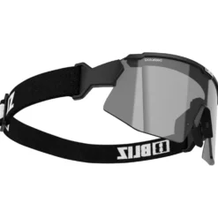 Occhiali da sole Bliz Breeze Matt Black Brown Silver Mirror Polarized + Orange