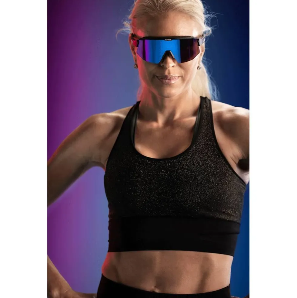 Occhiali da sole Bliz Breeze Nano Optics Nordic Light Matt Black Light Begonia