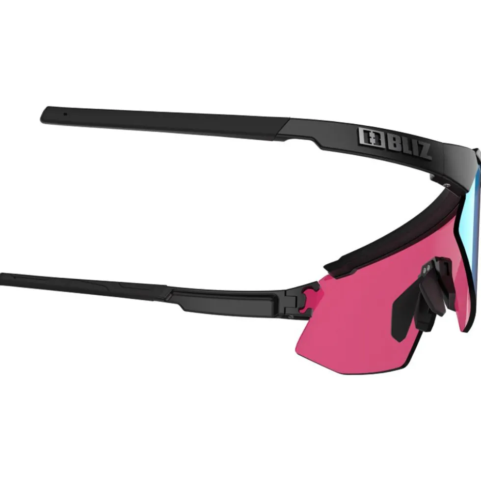 Occhiali da sole Bliz Breeze Nano Optics Nordic Light Matt Black Light Begonia