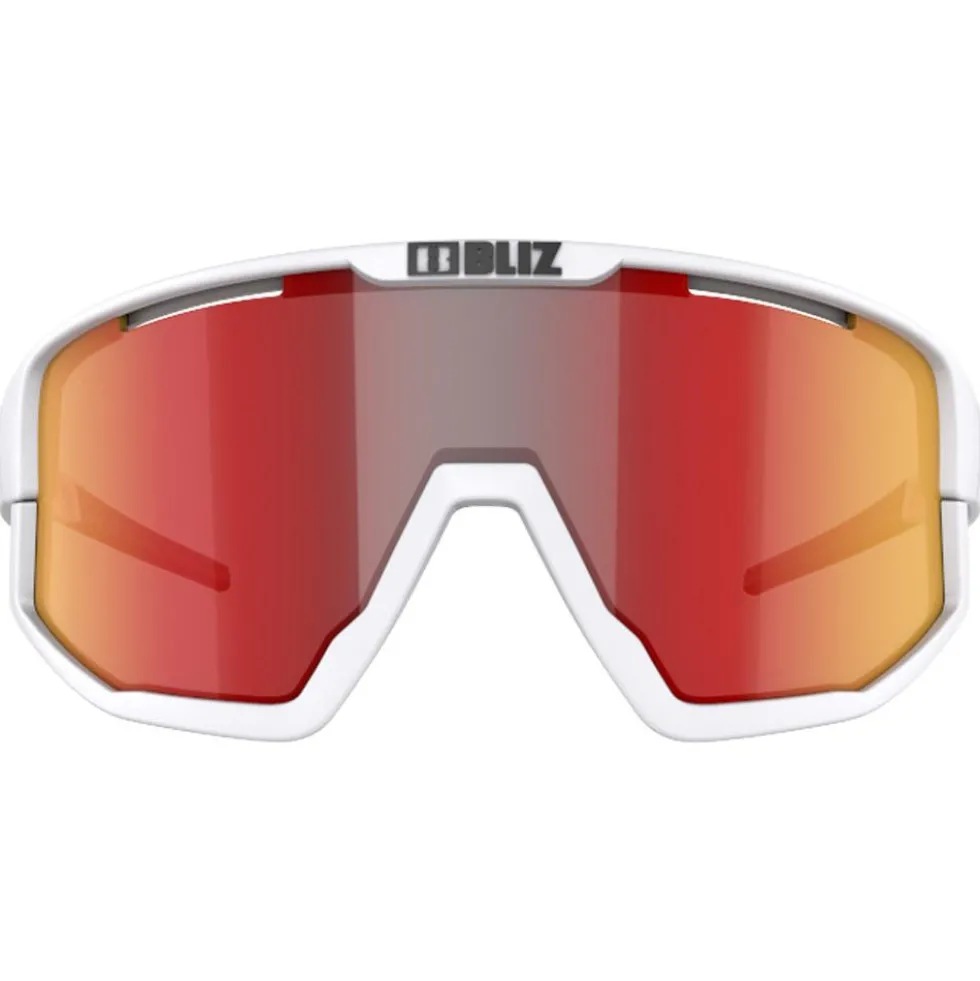 Occhiali da sole Bliz Fusion Matt White Smoke Red Multi