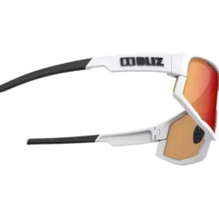 Occhiali da sole Bliz Fusion Matt White Smoke Red Multi