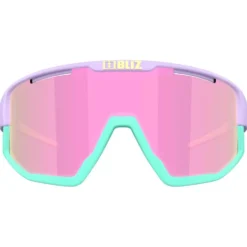 Occhiali da sole Bliz Fusion Old Matte Pastel Purple Brown Pink Mirror