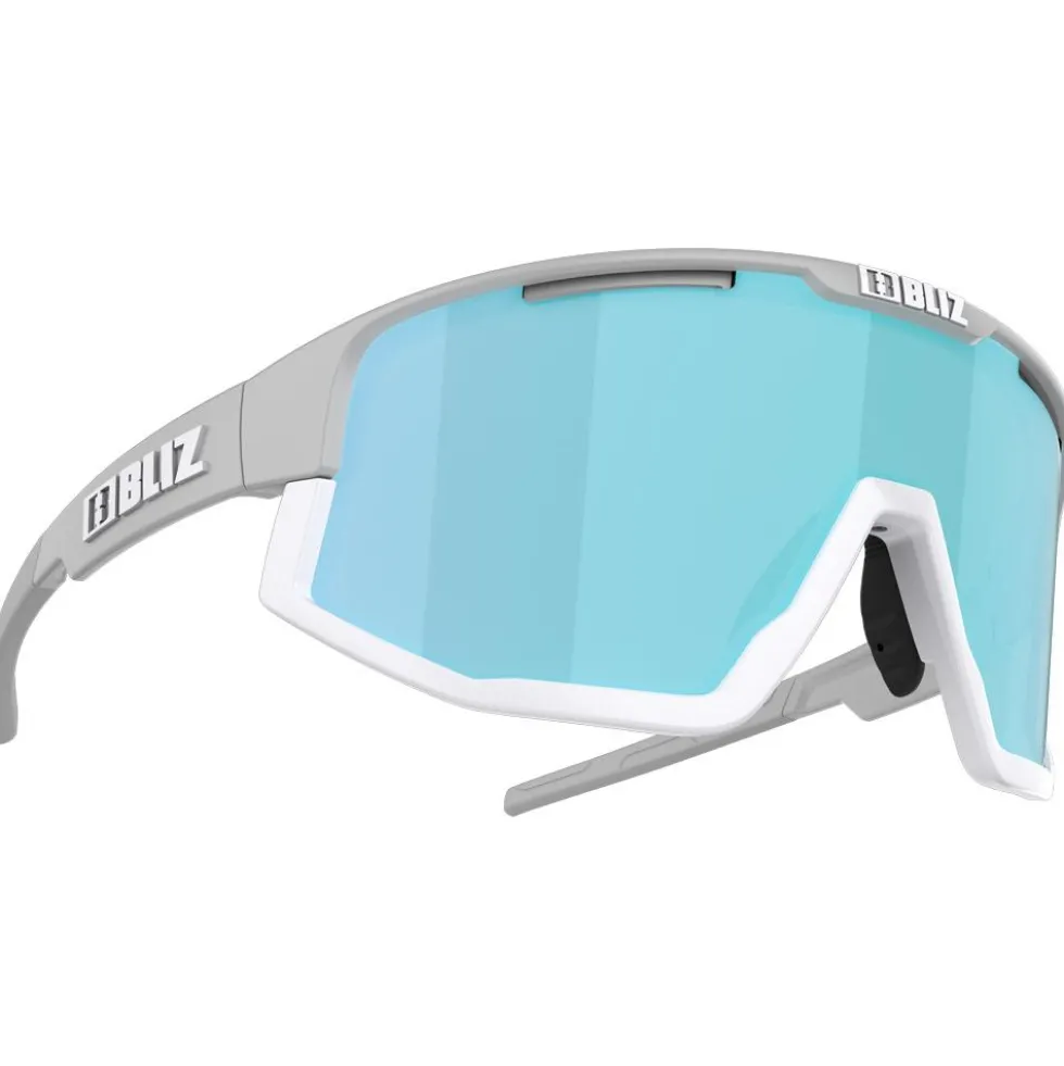 Occhiali da sole Bliz Fusion Old Matte Light Grey Smoke Ice Blue Mirror