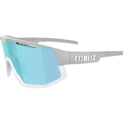 Occhiali da sole Bliz Fusion Old Matte Light Grey Smoke Ice Blue Mirror