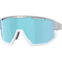 Occhiali da sole Bliz Fusion Old Matte Light Grey Smoke Ice Blue Mirror