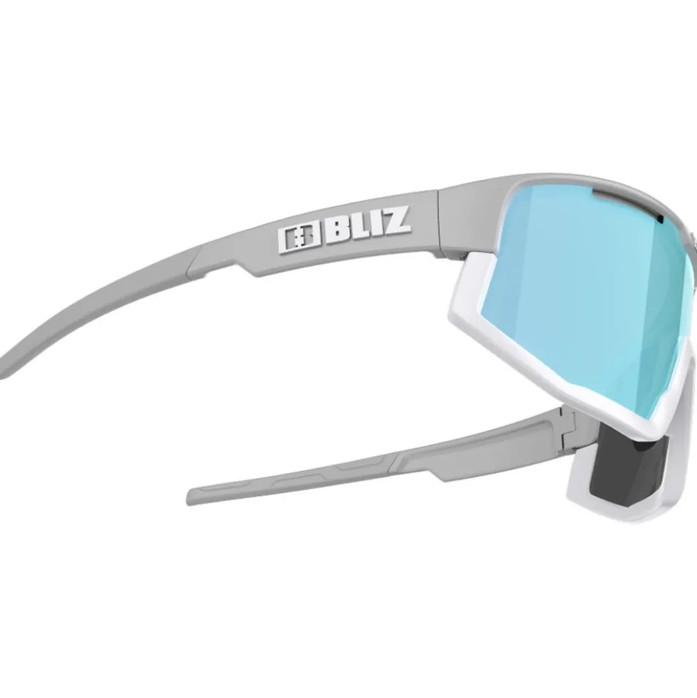 Occhiali da sole Bliz Fusion Old Matte Light Grey Smoke Ice Blue Mirror