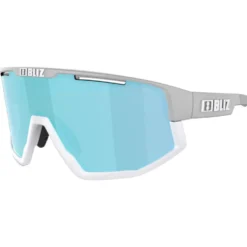 Occhiali da sole Bliz Fusion Old Matte Light Grey Smoke Ice Blue Mirror